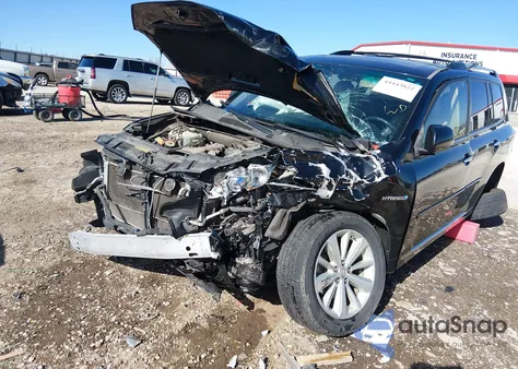 2012 Toyota Highlander Hybrid Limited V6 z USA, uszkodzony, nr VIN JTEDC3EH2C2004970